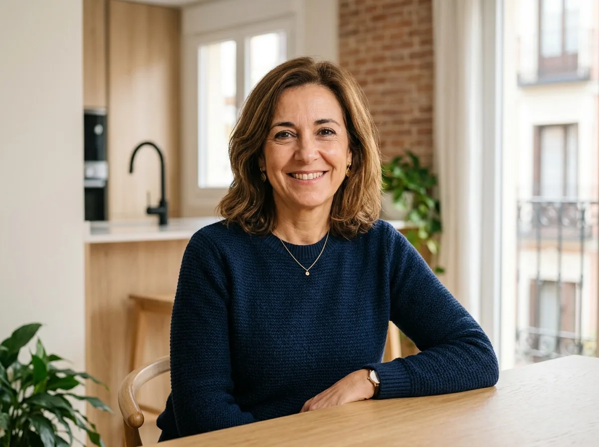 Foto de perfil de Amparo S., clienta de reforma integral Madrid, mujer de mediana edad